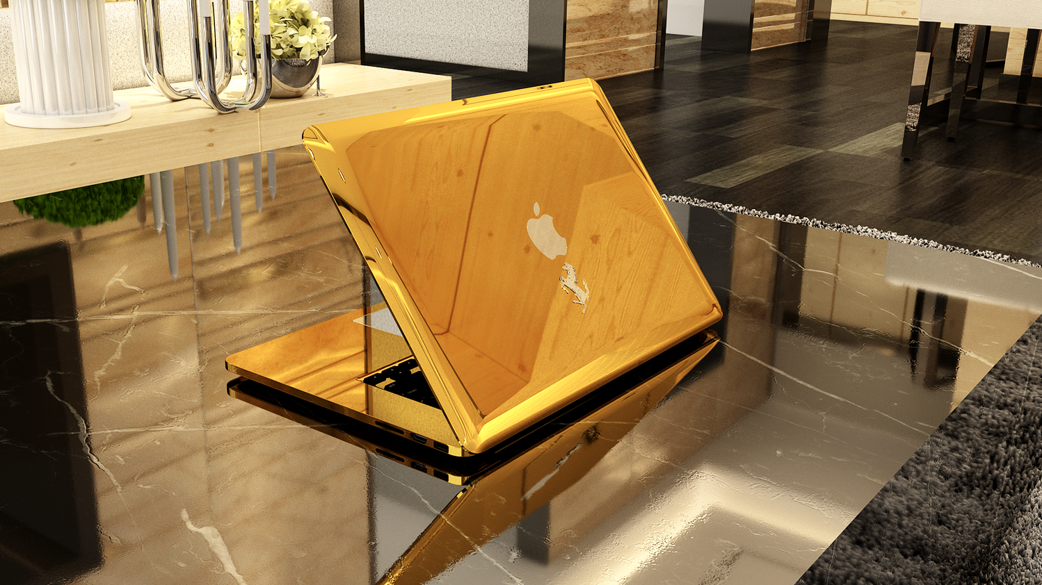 MacBook Gold 24k Золото 999 пробы Купить